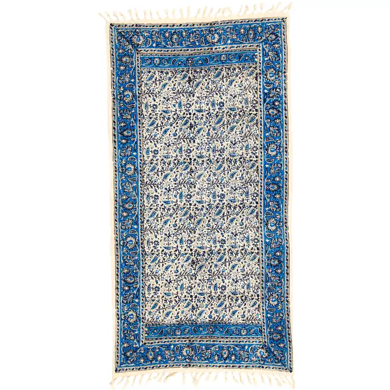 رومیزی قلمكار ممتاز اصفهان طرح درهم بادامي مدل G55