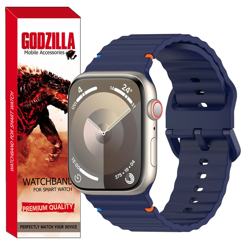 بند گودزیلا مدل AP Sport مناسب برای اپل واچ 49 میلی متری سری Ultra / Ultra 2 / Ultra 3