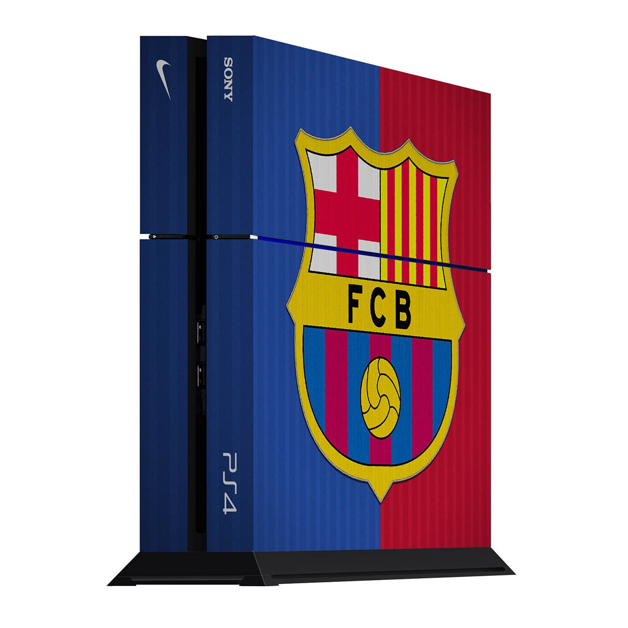 برچسب عمودی پلی استیشن 4 ونسونی طرح FC Barcelona 2016