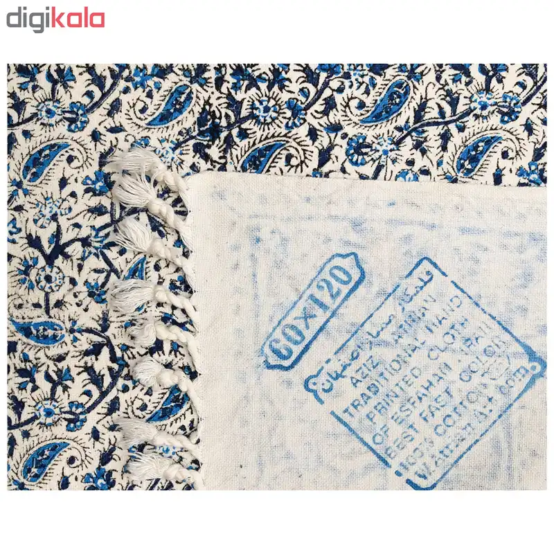 رومیزی قلمكار ممتاز اصفهان طرح درهم بادامي مدل G55