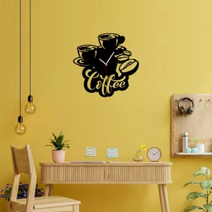 ساعت دیواری ماهوت طرح Coffee کد 092