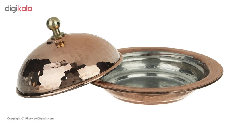 عکس شماره 3 : ظرف کره و پنیر مسی مس زنجان