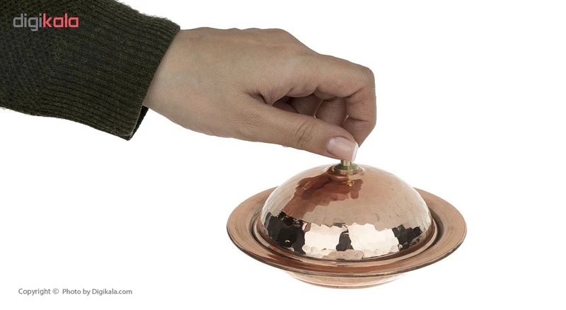 عکس شماره 5 : ظرف کره و پنیر مسی مس زنجان