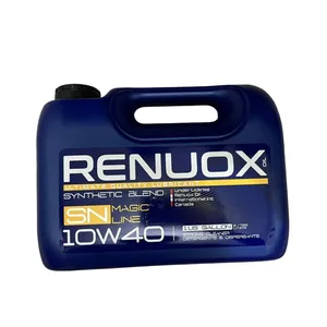 روغن موتور مناسب برای خودرو بنزینی رینوکس مدل 10W40_SN حجم 3.785 لیتر