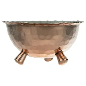 کاسه پیاله مسی مس زنجان طرح کنگره