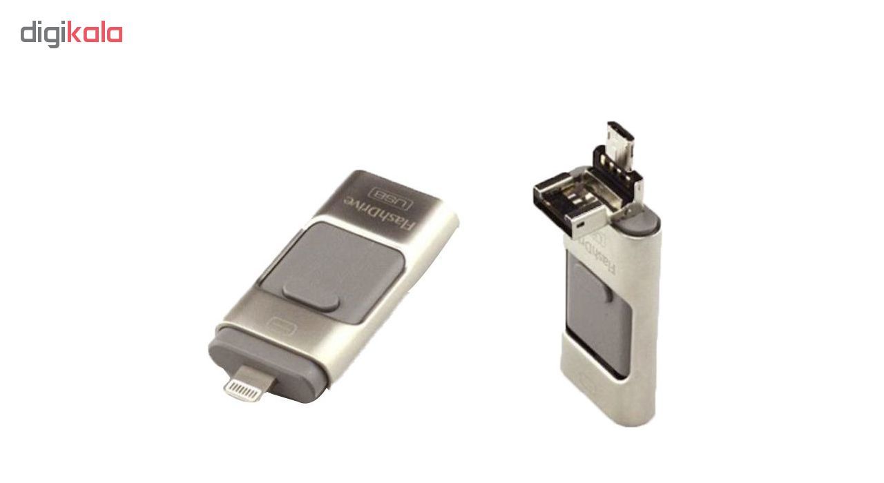فلش مموری مدل 3in1 i flash-drive ظرفیت 256 گیگابایت main 1 2