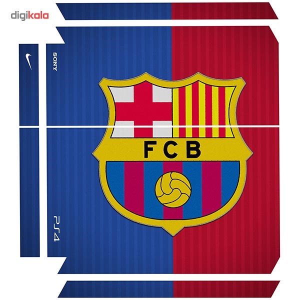 برچسب عمودی پلی استیشن 4 ونسونی طرح FC Barcelona 2016