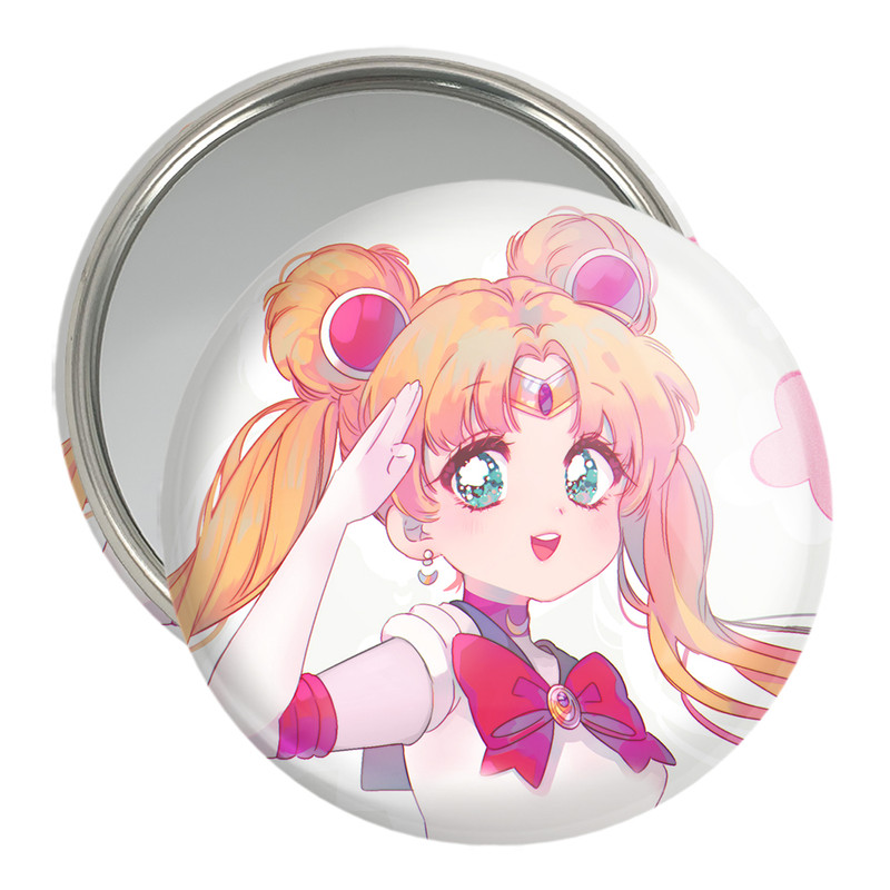 آینه جیبی خندالو مدل اوساگی تسوکینو انیمه سیلور مون Sailor Moon کد 17430 آینه جیبی خندالو مدل اوساگی تسوکینو انیمه سیلور مون Sailor Moon کد 17430