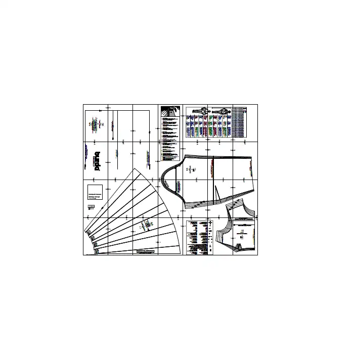 الگوی خیاطی لباس عروس بوردا استایل کد 7251 سایز 36 تا 44 متد مولر
