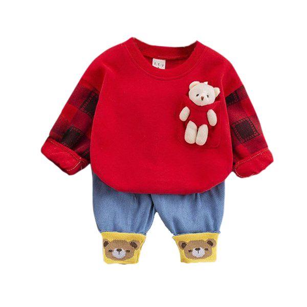 ست تی شرت و شلوار پسرانه مدل R_bear