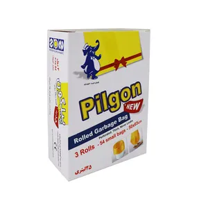 کیسه زباله پیلگون مدل Z34 بسته 54 عددی