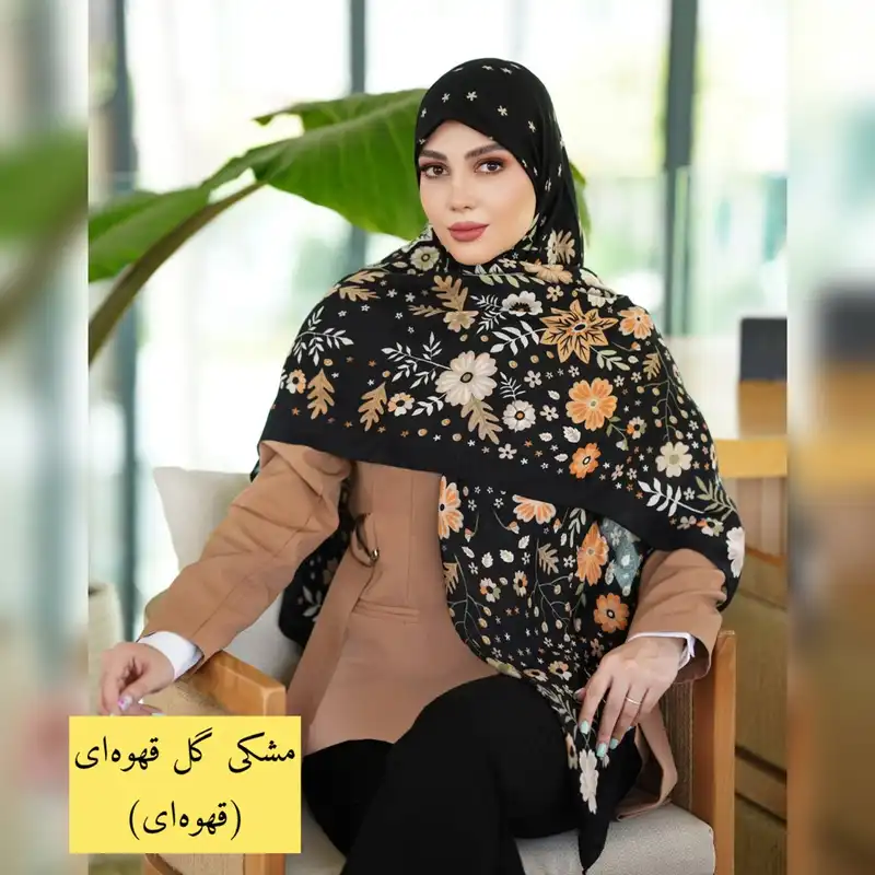 روسری زنانه مدل نخ پنبه منگوله دار کد 03