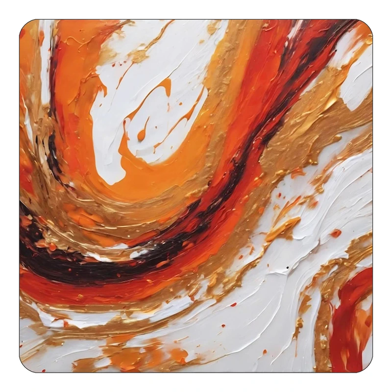 مگنت کاکتی طرح نقاشی رنگ روغن مدل mp72745