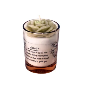 شمع معطر گلدن گرل مدل رز نارگیل