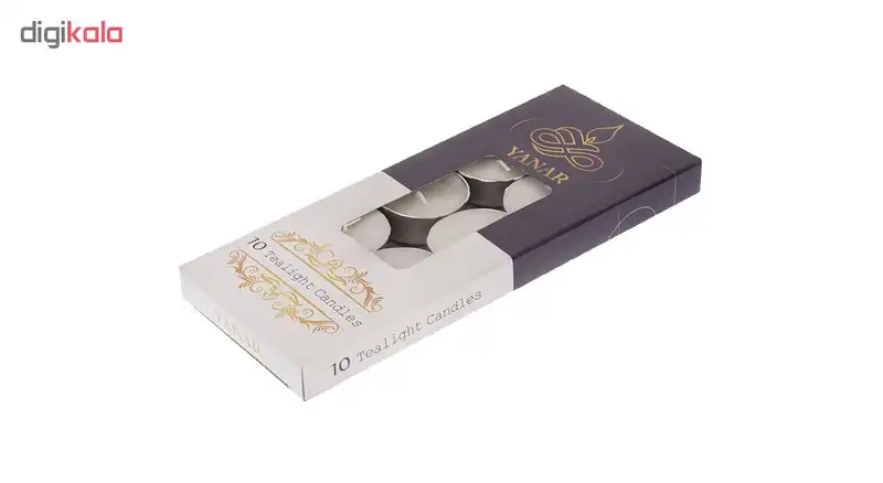 شمع وارمر یانار مدل color بسته 10 عددی