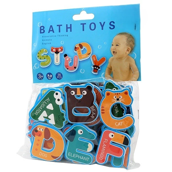 بازی آموزشی مدل فوم حمام اعداد و حروف انگلیسی