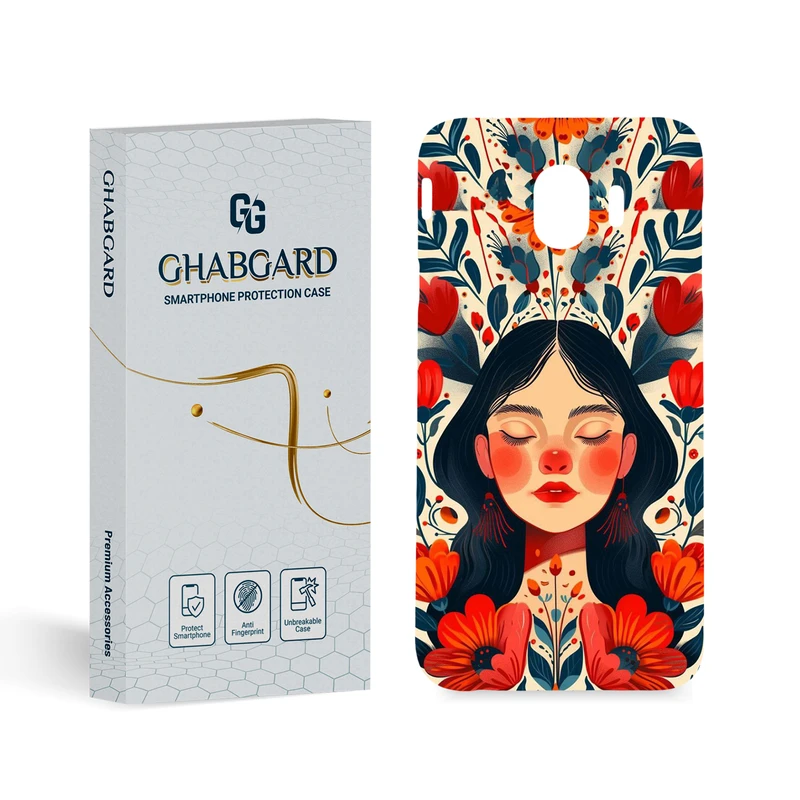 کاور قاب گارد مدل دخترانه مناسب برای گوشی موبایل سامسونگ Galaxy J4 2018