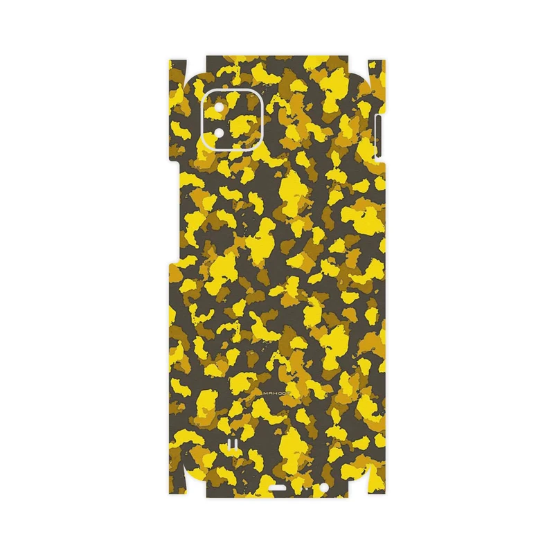 برچسب پوششی ماهوت مدل Yellow Infantry Army-FullSkin مناسب برای گوشی موبایل ریلمی C11 2021