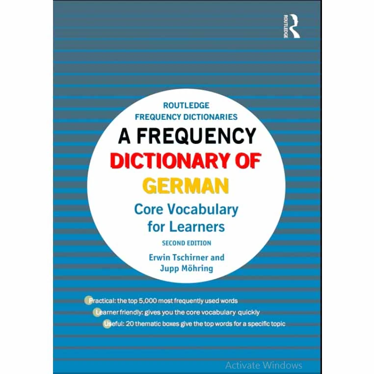 کتاب A frequency dictionary of German -Core vocabulary اثر learners chirner kav نشر دولت علم