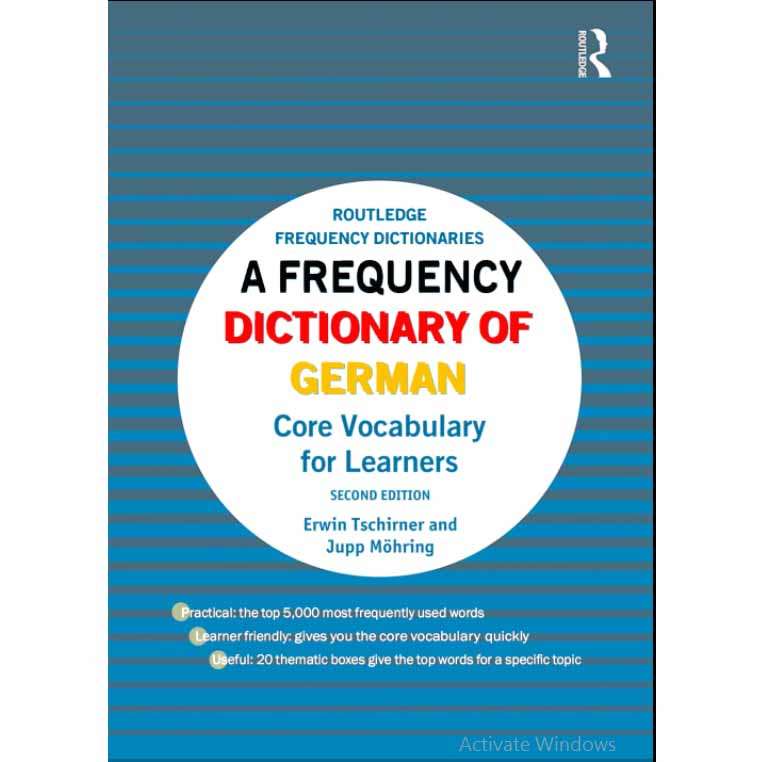 کتاب A frequency dictionary of German -Core vocabulary اثر learners chirner kav نشر دولت علم