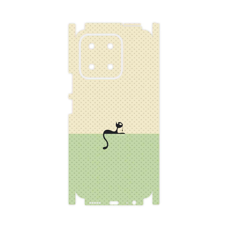 برچسب پوششی ماهوت مدل Minimal Internet Cat Icon-FullSkin مناسب برای گوشی موبایل آنر X5b Plus