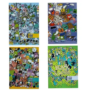 دفتر زبان 50 برگ برکه مدل چسبی کد 3100 بسته 4 عددی