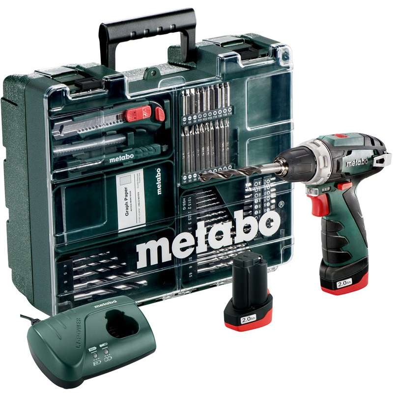 دریل پیچ گوشتی شارژی متابو مدل PowerMaxx BS Basic Set دریل پیچ گوشتی شارژی متابو مدل PowerMaxx BS Basic Set