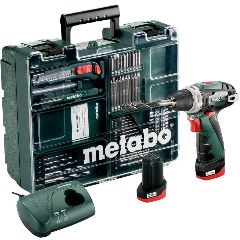 دریل پیچ گوشتی شارژی متابو مدل PowerMaxx BS Basic Set دریل پیچ گوشتی شارژی متابو مدل PowerMaxx BS Basic Set