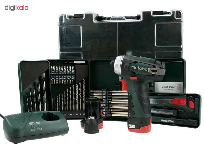 دریل پیچ گوشتی شارژی متابو مدل PowerMaxx BS Basic Set دریل پیچ گوشتی شارژی متابو مدل PowerMaxx BS Basic Set