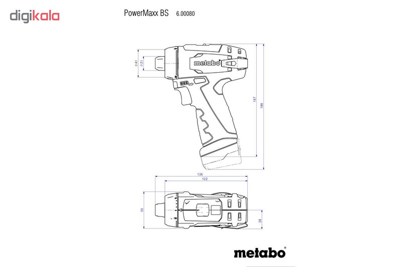 دریل پیچ گوشتی شارژی متابو مدل PowerMaxx BS Basic Set دریل پیچ گوشتی شارژی متابو مدل PowerMaxx BS Basic Set