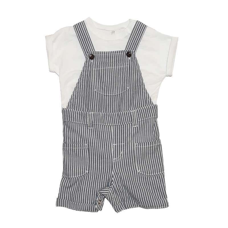 ست تیشرت و سرهمی نوزادی اچ اند ام کد 2195