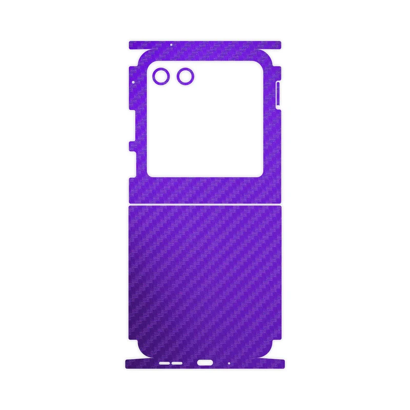 برچسب پوششی ماهوت مدل Purple-Fiber-FullSkin مناسب برای گوشی موبایل موتورولا Razr 40 Ultra
