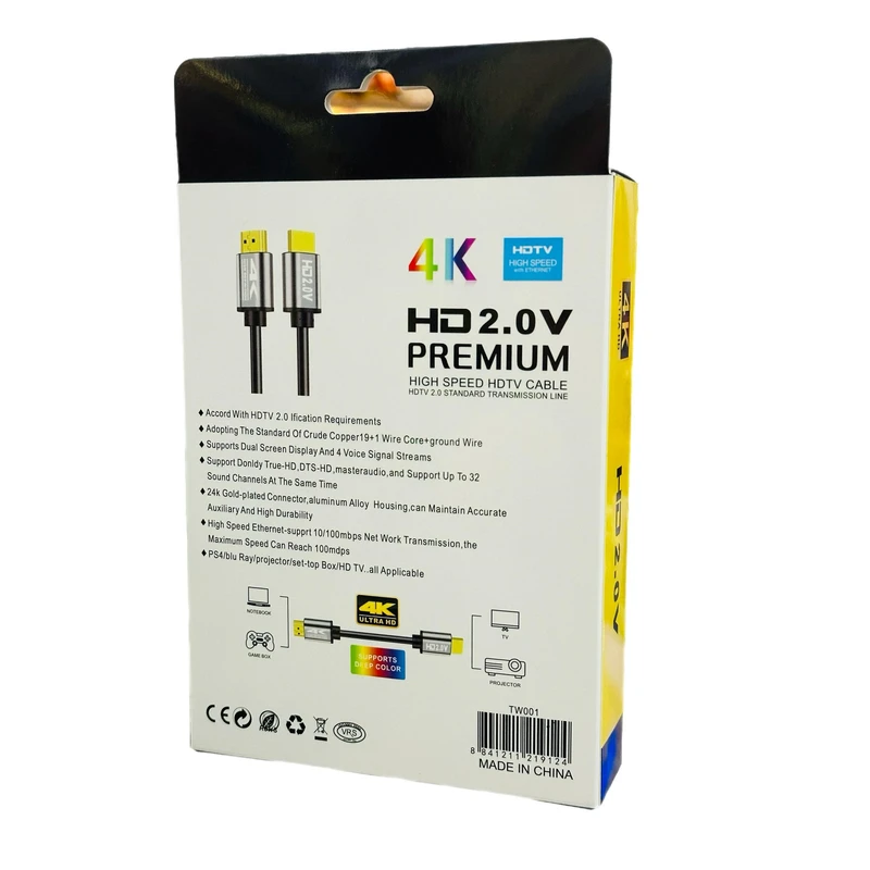 عکس شماره 4 : کابل hdmi مدل 4k ultra hd طول 1.5 متر