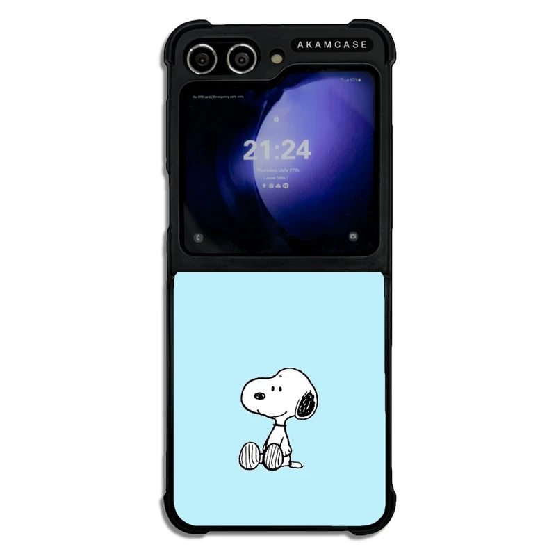 کاور آکام مدل AMCWSGZFLIP5-SNOOPY6 مناسب برای گوشی موبایل سامسونگ Galaxy Z Flip 5