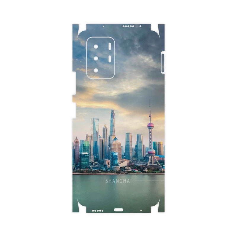برچسب پوششی ماهوت مدل Shanghai-City-FullSkin مناسب برای گوشی موبایل شیائومی Redmi Note 10 Pro (China)