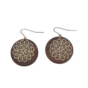 گوشواره زنانه مدل دایره کد GO02