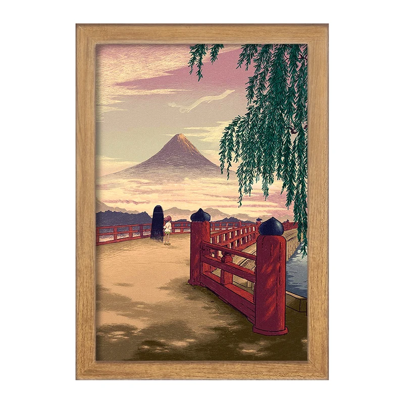 تابلو خندالو مدل انیمه شهر اشباح (Spirited Away) کد F1809