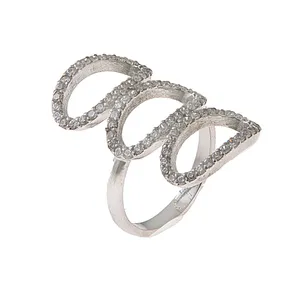 انگشتر نقره زنانه مدل 141471