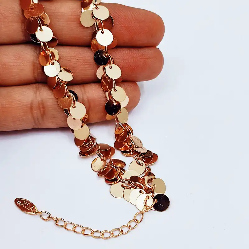 پابند زنانه مدل سکه ای کد 103