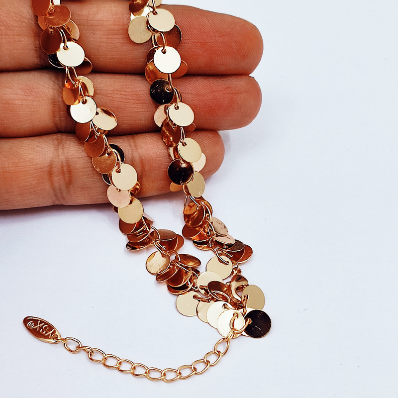 پابند زنانه مدل سکه ای کد 103 پابند زنانه مدل سکه ای کد 103