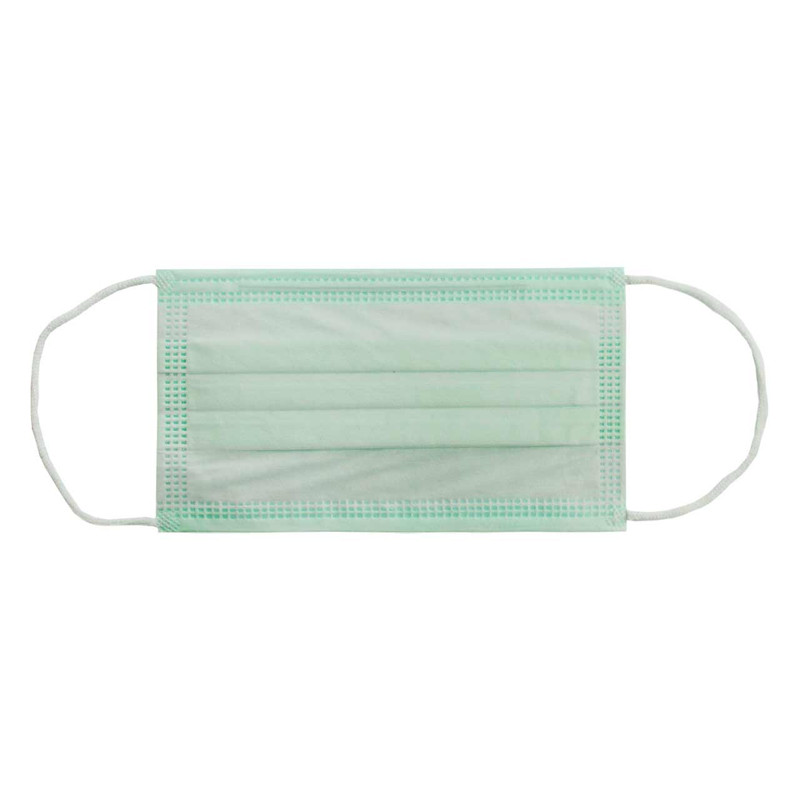 ماسک تنفسی رهام مدل سه لایه RTA-50-Gre بسته 50 عددی