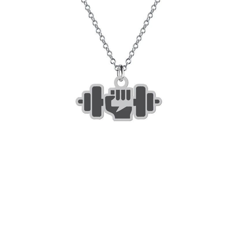 آویز تزئینی خودرو هایکا مدل دمبل بدنسازی کد am.jh 10