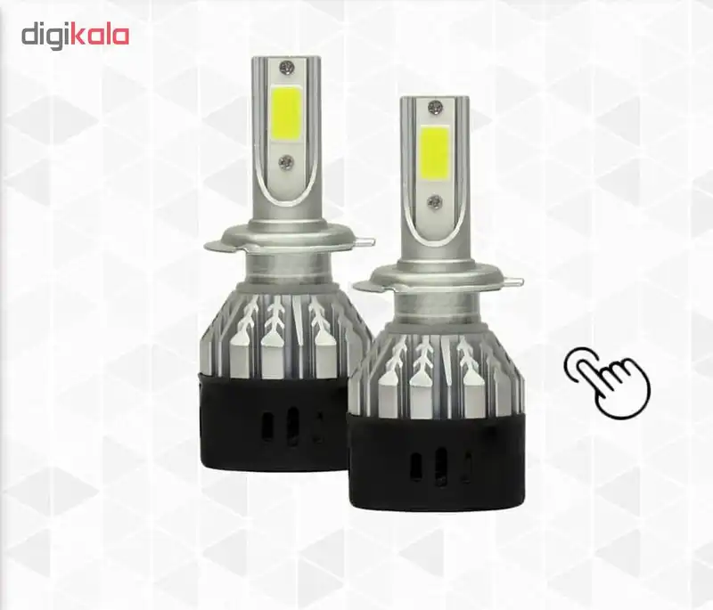 هدلایت لامپ خودرو D11مدل H7 بسته 2 عددی