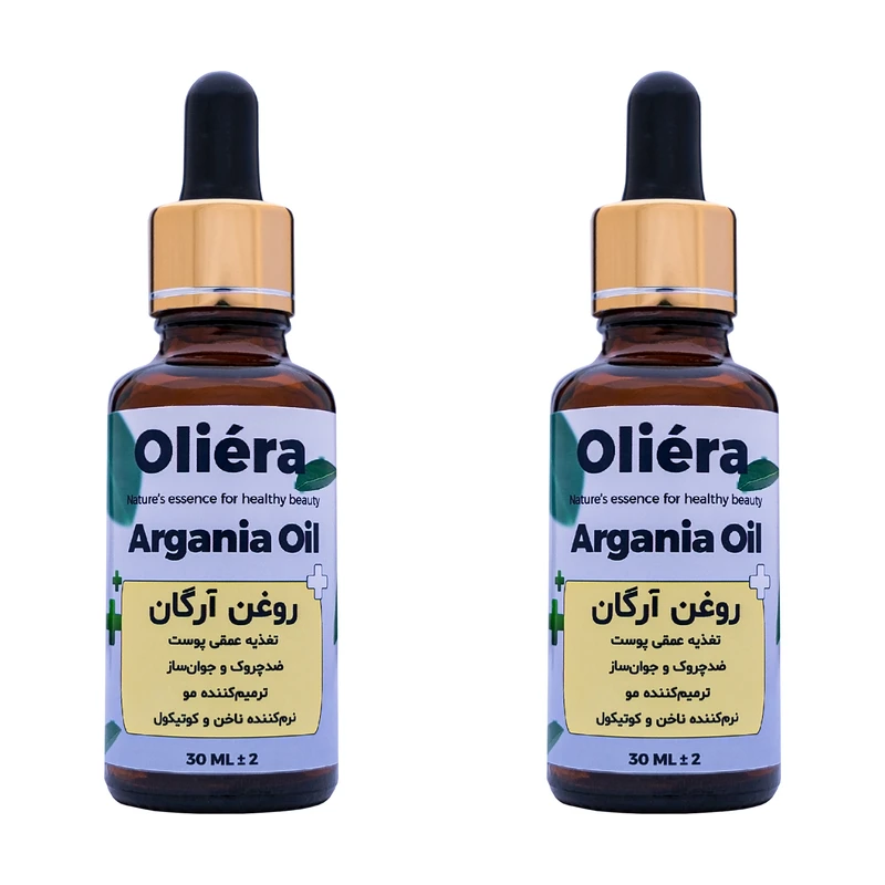 روغن مو آرگان اُلیئرا مدل ++A حجم 30 میلی لیتر بسته 2 عددی