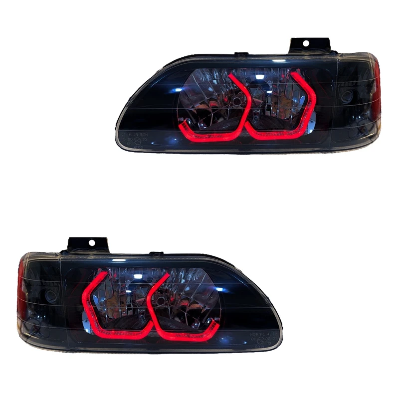 چراغ جلو خودرو گروه پژوهش صنعت مدرن مدل 3D-I8-R مناسب برای پراید بسته دو عددی