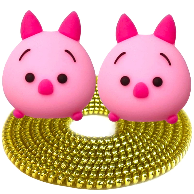 محافظ کابل شارژ و هندزفری رینیکا مدل Piglet KK 03 مجموعه 3 عددی