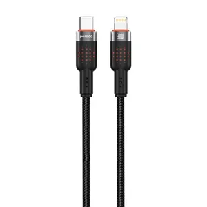 کابل تبدیل USB-C به لایتنینگ پرودو مدل Braided طول 1.2 متر