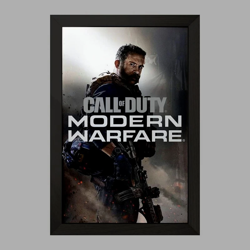 تابلو خندالو مدل بازی کال آف دیوتی مدرن وارفر وارزون گوست کد 26121