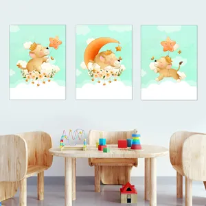 تابلو شاسی کودک آلباتروس مدل شیر کد TAK001 مجموعه 3 عددی