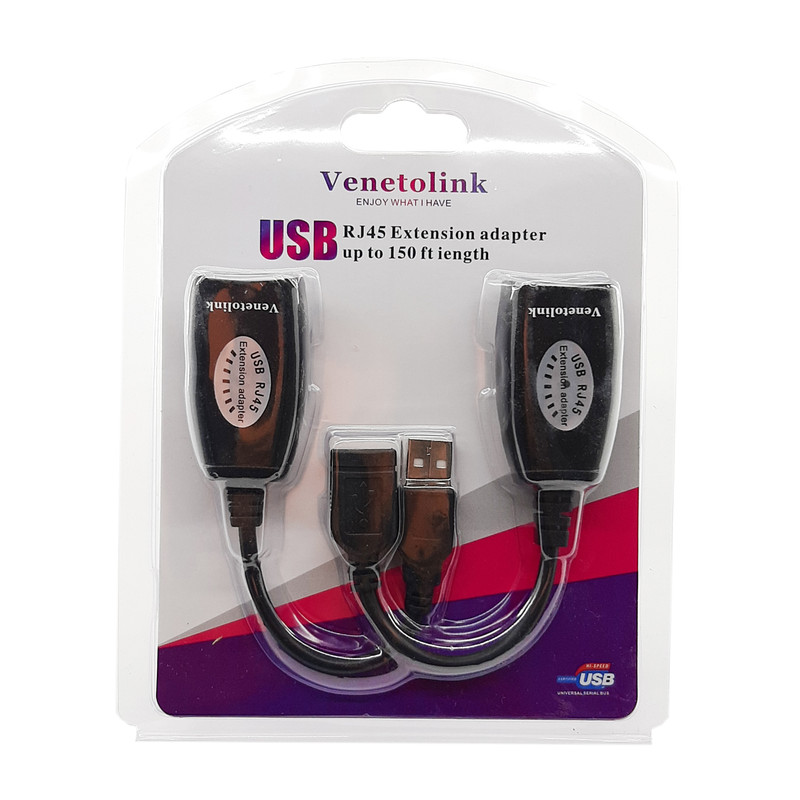 کابل افزایش طول USB2.0 ونتولینک مدل RJXT